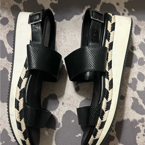 Kelly & Katie Black Espadrille Sandals - Picture 4 of 5